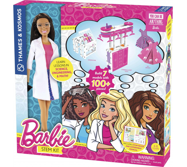 Barbie STEM Kit with Nikki Scientist Doll Science Experiment Kits