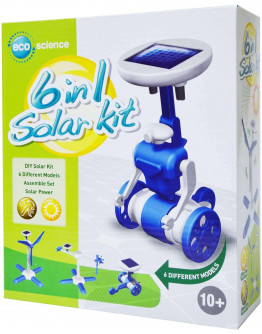 Solar Energy Powered Robot Kit 6-in-1