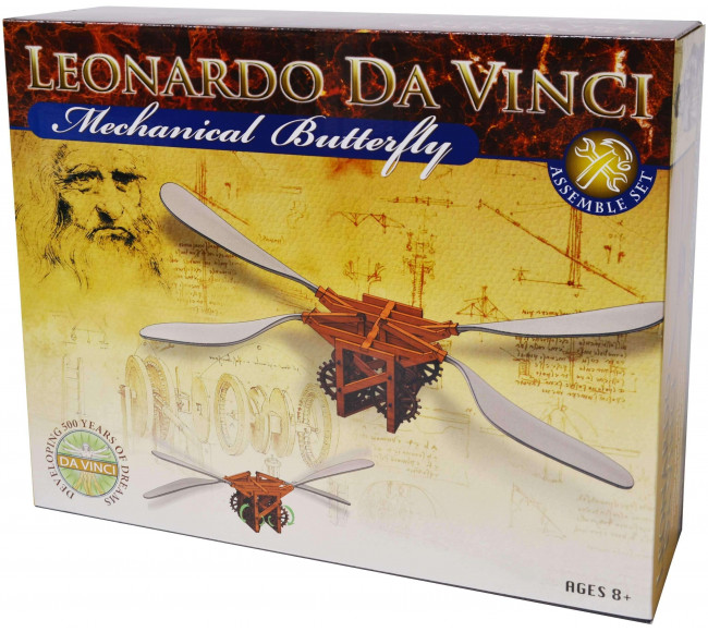 Leonardo Da Vinci Mechanical Butterfly DIY Kit Engineering and Coding Kits