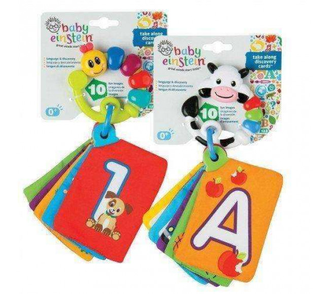 Baby Einstein Take Along Discovery Cards Games and Brain Teasers
