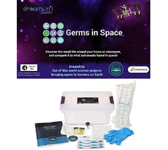 Dreamkits Germs in Space Kit with Guidebook for Science Projects Science Experiment Kits