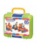 Bristle Blocks Safari Adventure 85 Pcs with Carrying Case Games and Brain Teasers