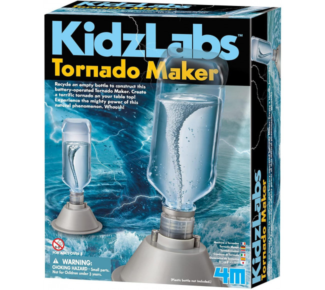 Tornado Maker Science Kit, DIY Weather Cyclone, Typhoon, Hurricane Science Experiment Kits