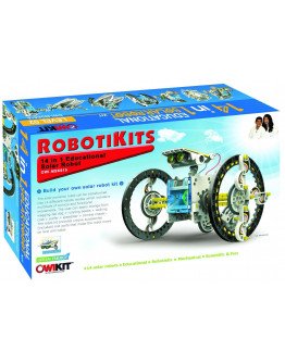 Solar Energy Powered STEM Robot Kit 14-in-1