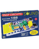 Snap Circuits Sound 185-in-1 Learn Electronics Kit Engineering and Coding Kits