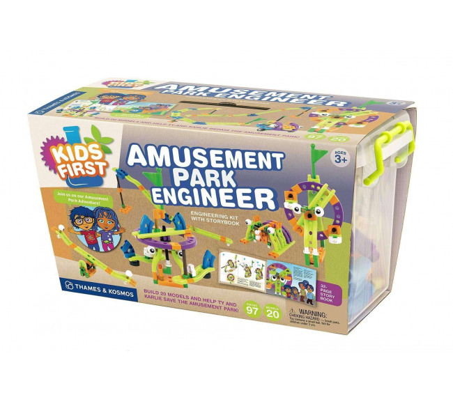 Kids First Amusement Park Engineer 20-in-1 Engineering and Coding Kits