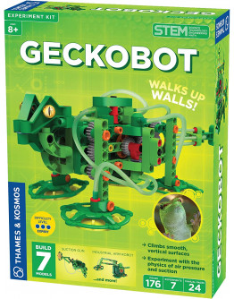 Geckobot Experiment Kit 7-in-1 - Build a Wall-Crawling Gecko and More